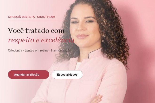 Landing page de dentista