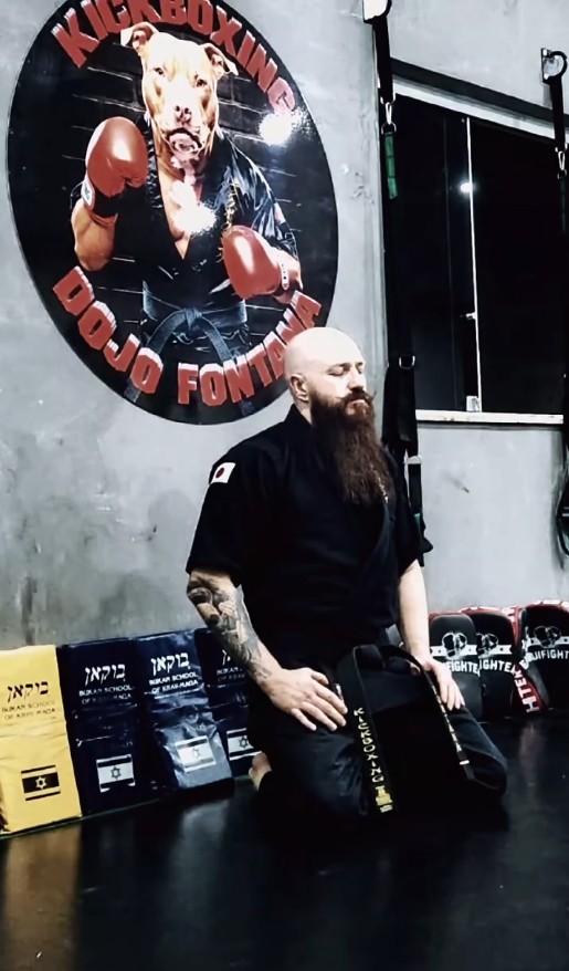 Sensei Pierre Fontana no Dojo Fontana